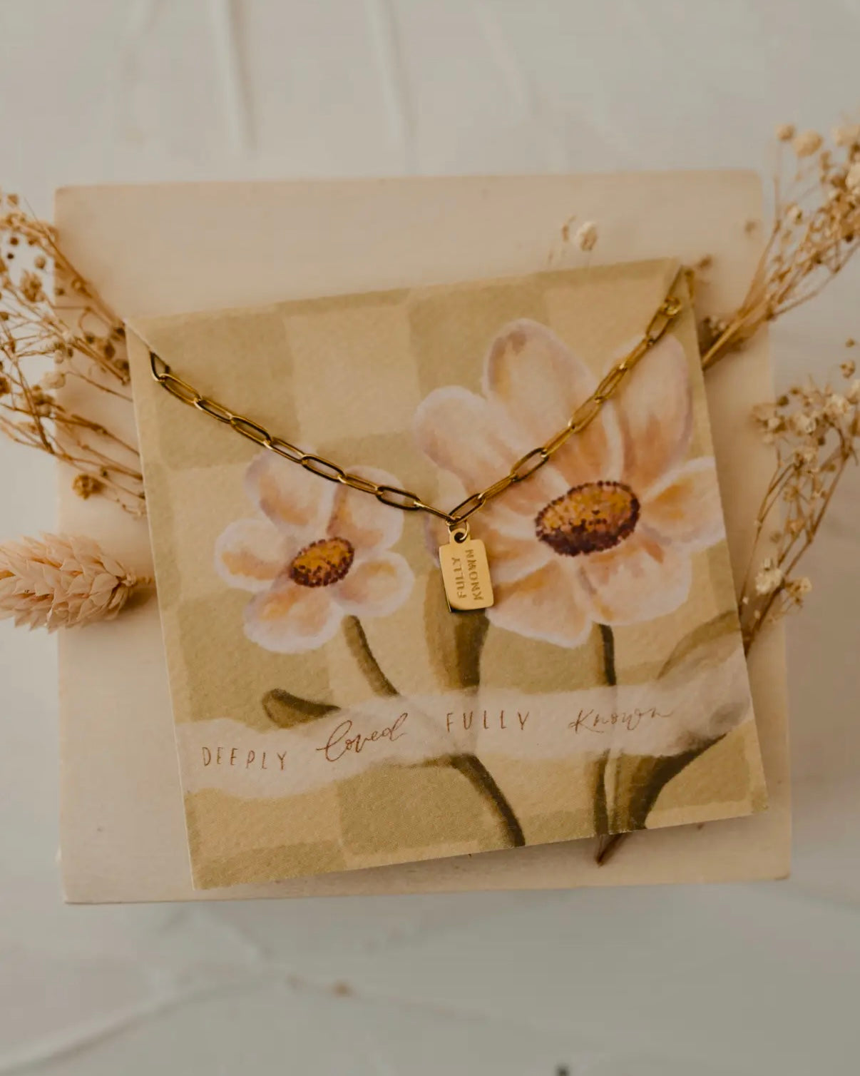 Fully Known Mini Tag Necklace