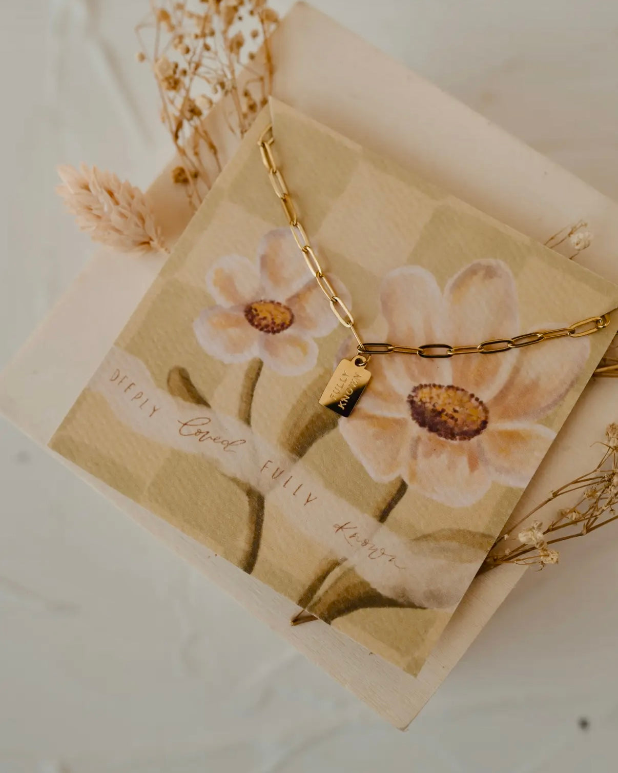 Fully Known Mini Tag Necklace