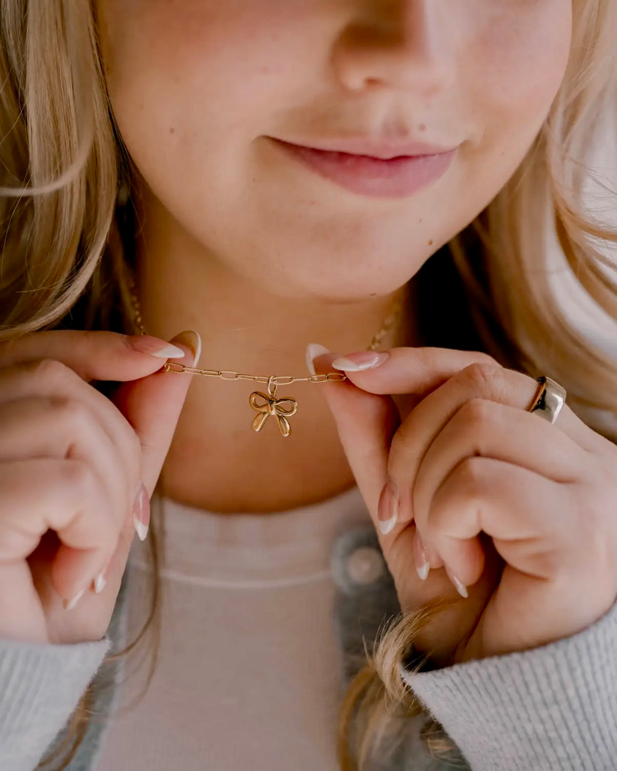 He Holds It All Together Charm Necklace