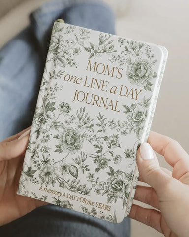 Mom's One Line a Day Fabric Journal