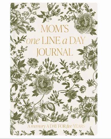 Mom's One Line a Day Fabric Journal