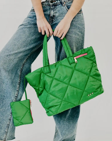 Presley Puffer Quilted Tote Bag