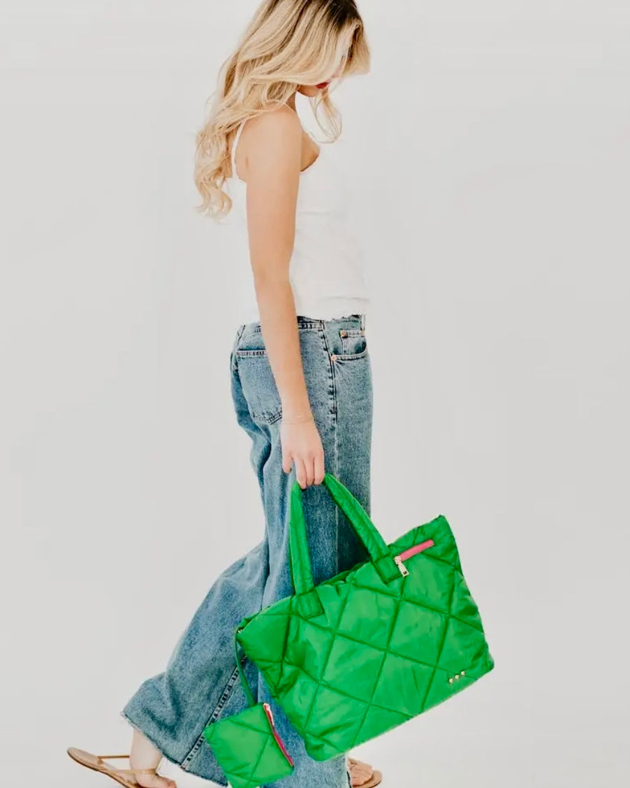Presley Puffer Quilted Tote Bag