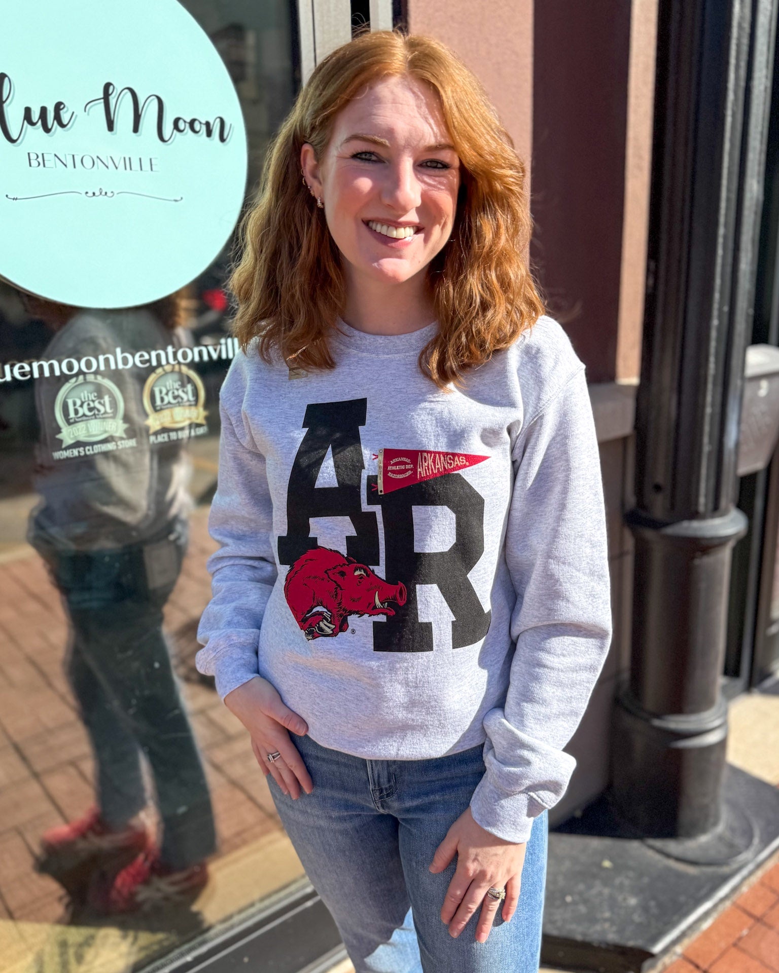 Arkansas Pennant Sweatshirt