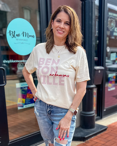 Bentonville around the block graphic t-shirt