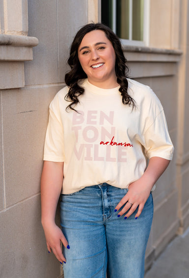 Bentonville around the block graphic t-shirt