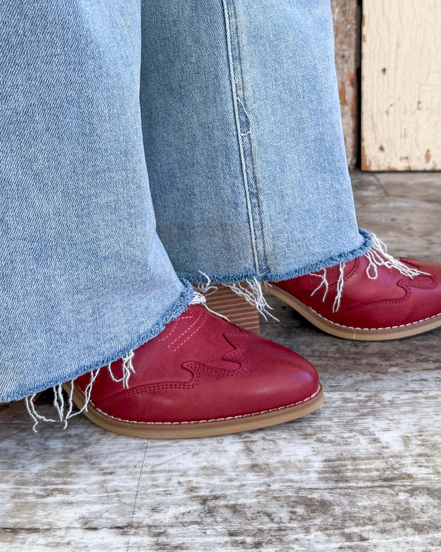 Clorinda Red Boots