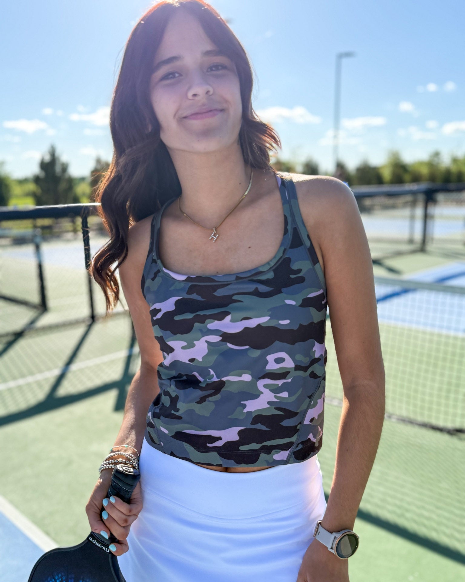 Femme Camo Andi Racerback Tank Top