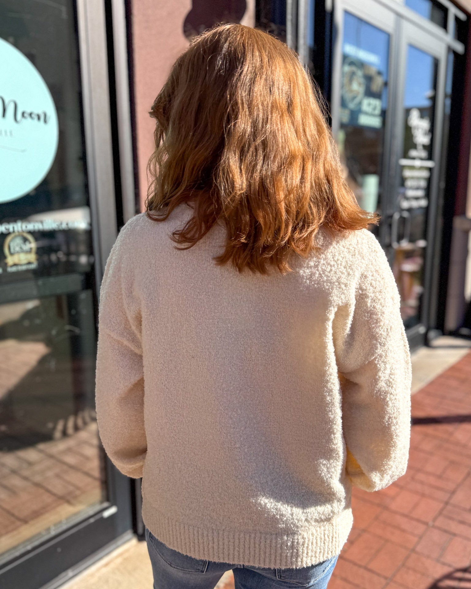 Oatmeal Teddy Bear Sweater