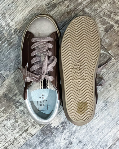 Reba Dark Taupe Fashion Sneaker