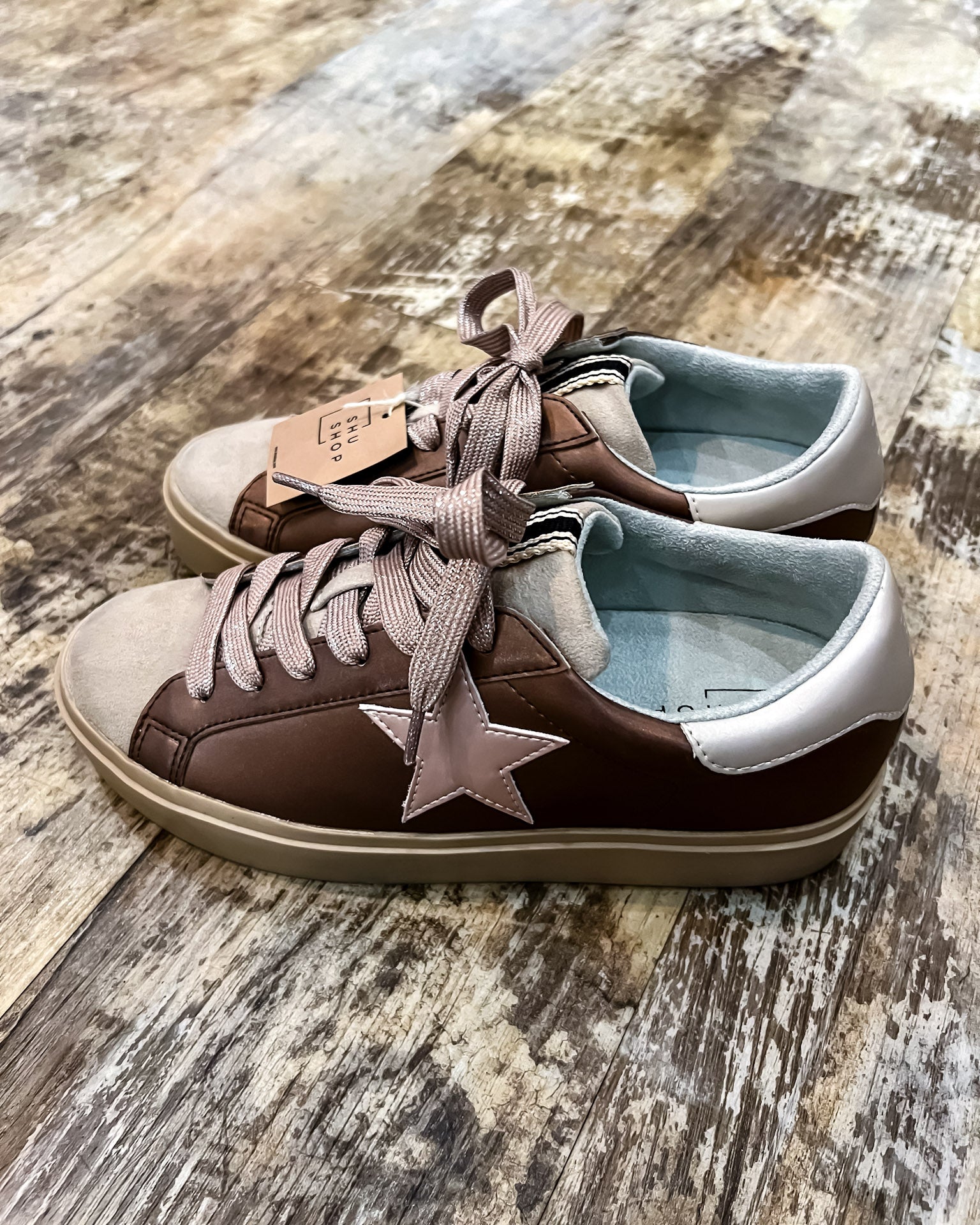 Reba Dark Taupe Fashion Sneaker