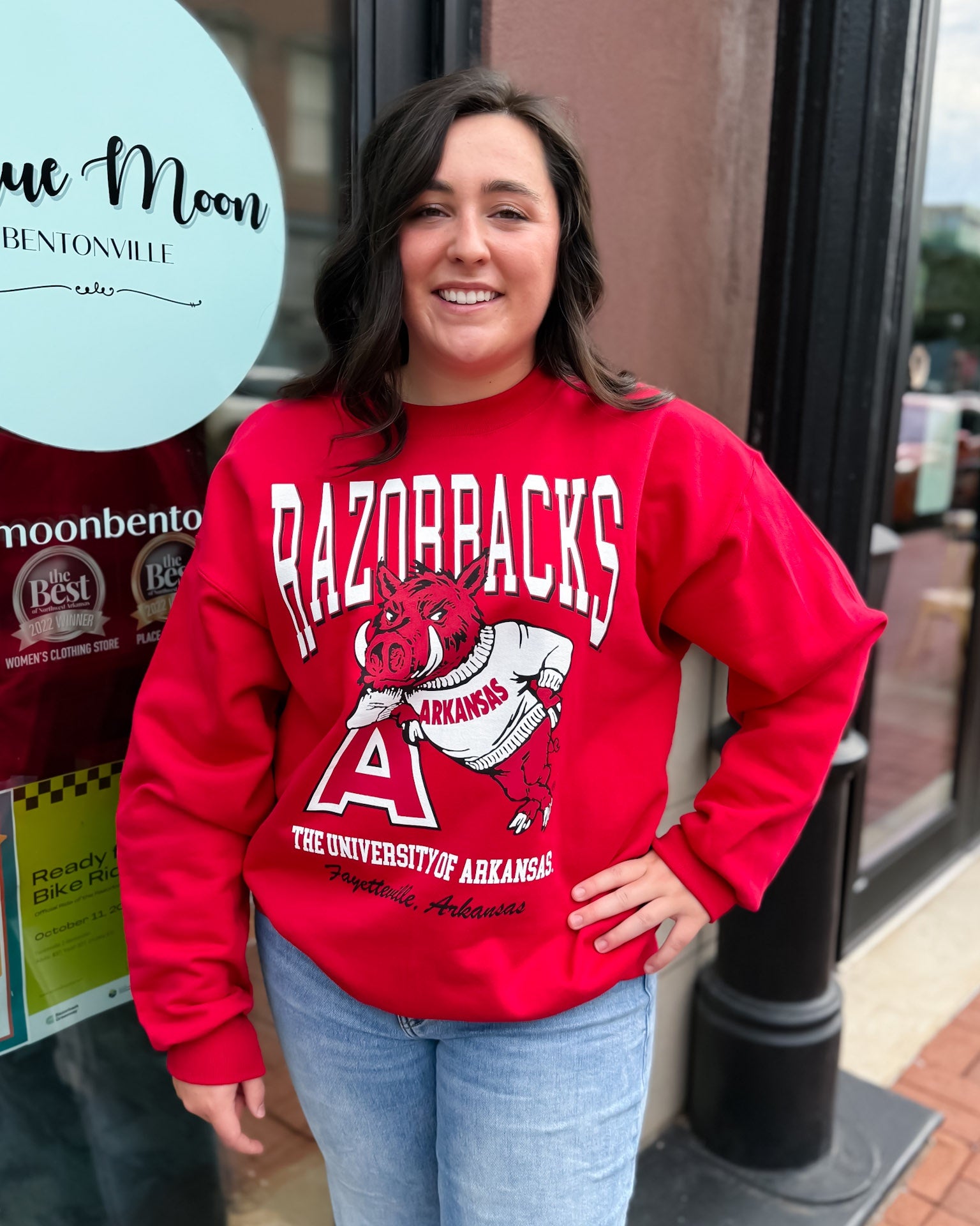 Red Leaning Hog Vault Sweatshirt