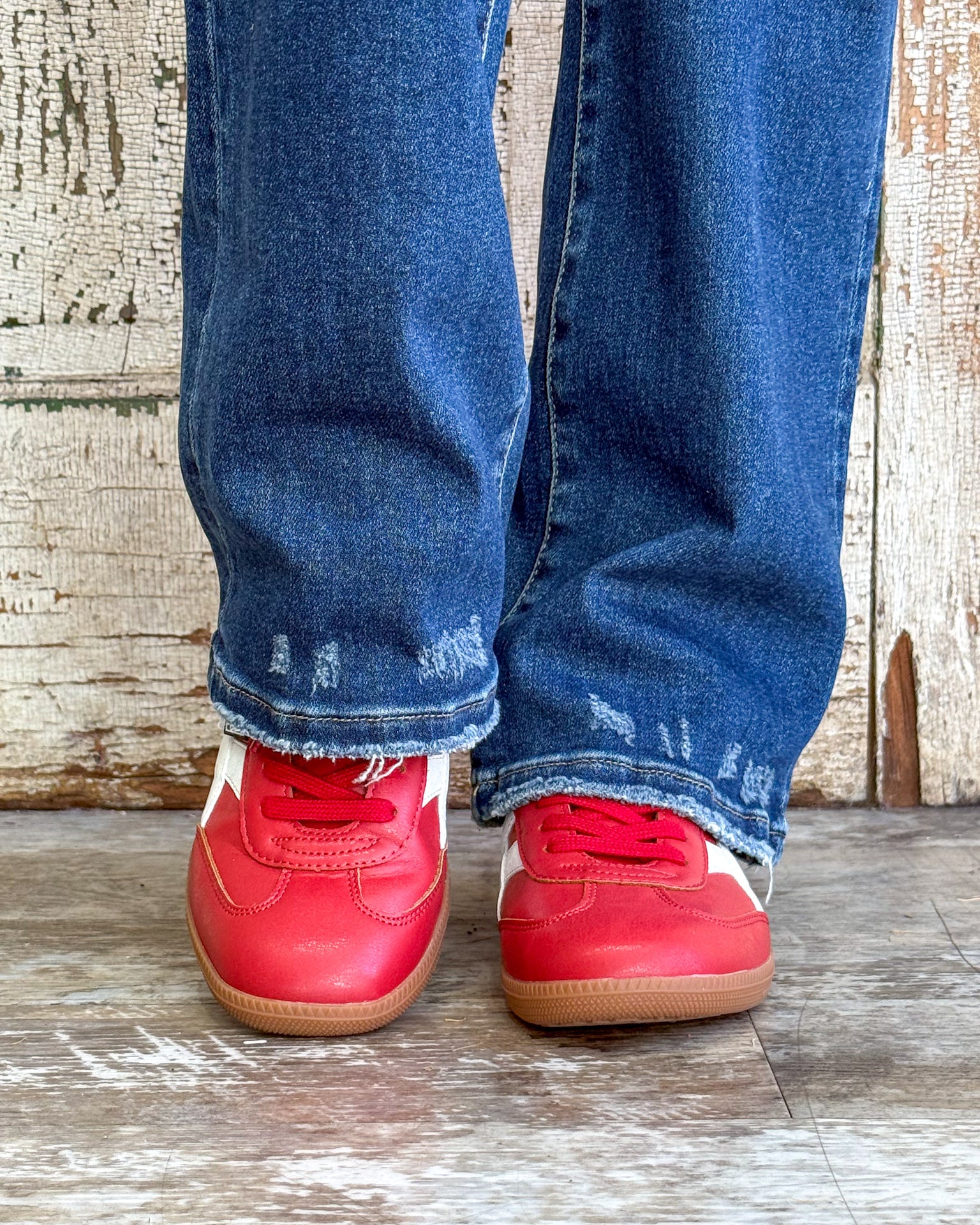 Sasha Red Fashion Sneakers