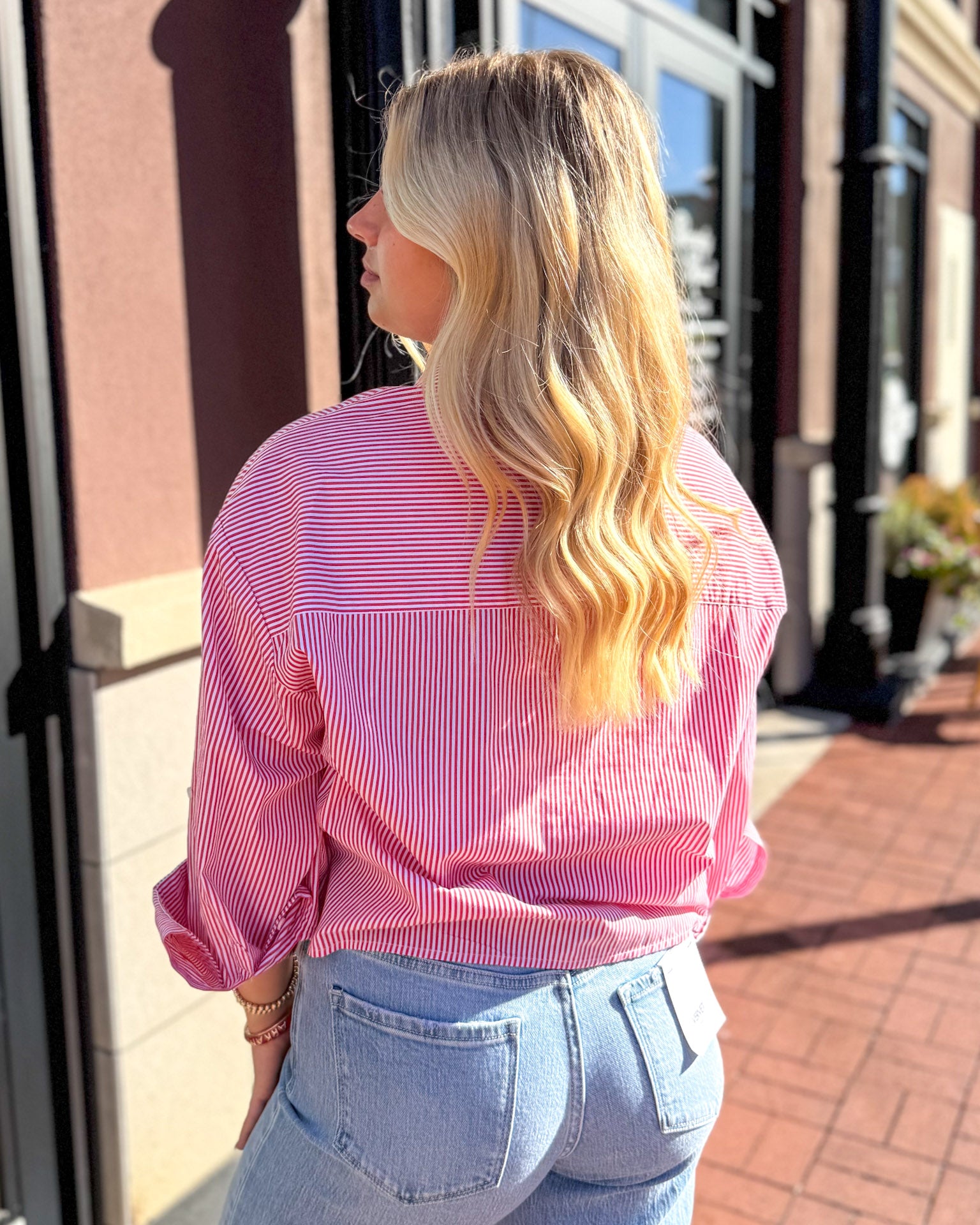 UA Logo Patch Button Down Top
