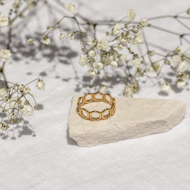 Honey Ring-Gold - Shopbluemoonbentonville