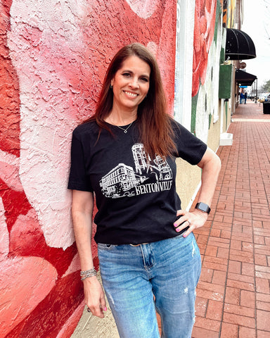 Sketchy Bentonville T-shirt - Shopbluemoonbentonville