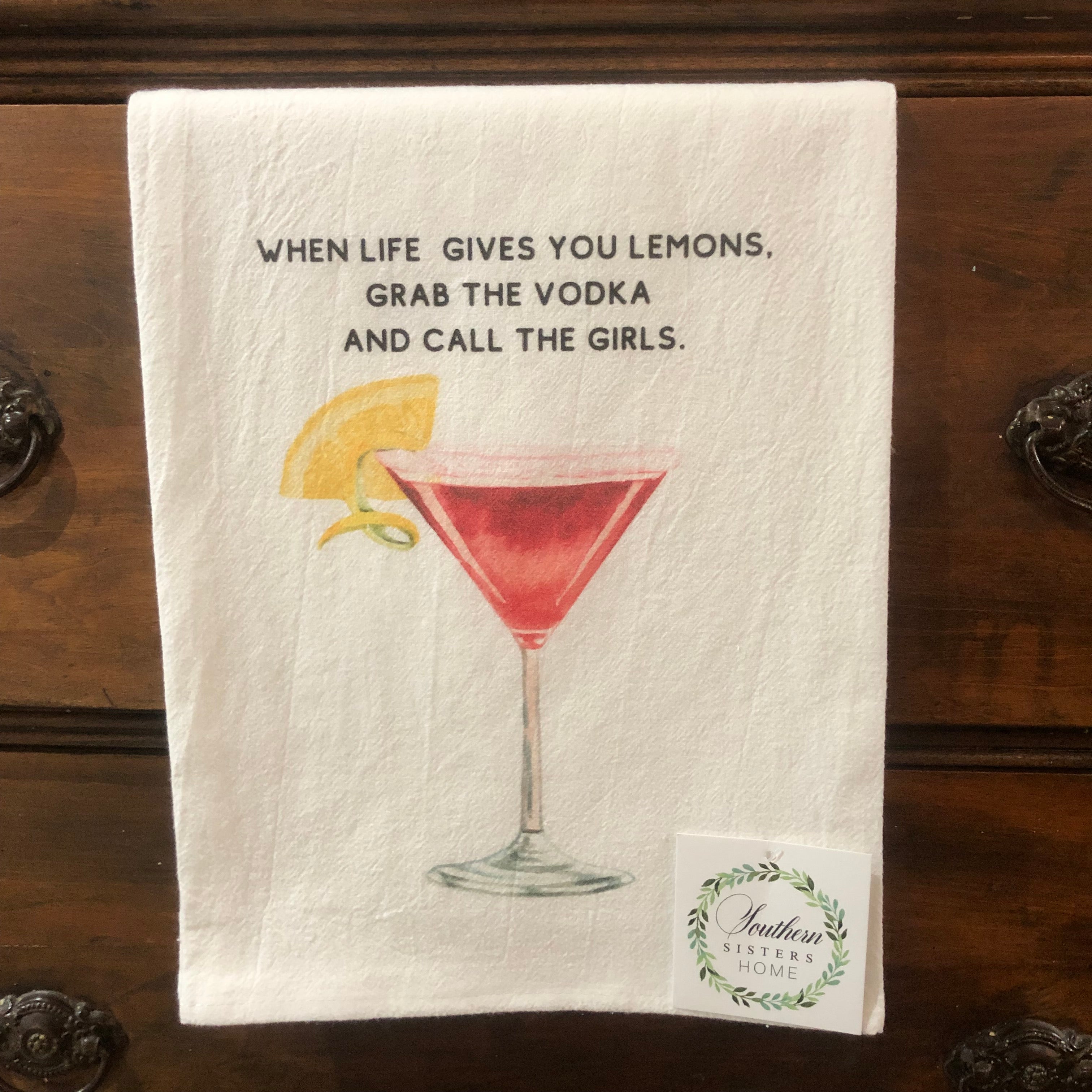 Southern Sisters Tea Towel - Shopbluemoonbentonville