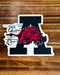 1964 red black Hog sticker