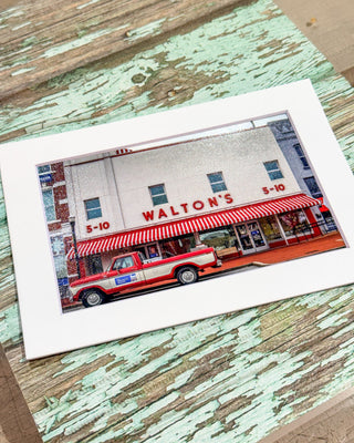 4x6 Bentonville Matted Photograph - Shopbluemoonbentonville