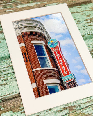4x6 Bentonville Matted Photograph - Shopbluemoonbentonville
