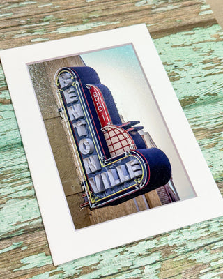 4x6 Bentonville Matted Photograph - Shopbluemoonbentonville