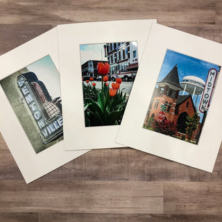 8x10 Matted Bentonville Photograph - Shopbluemoonbentonville