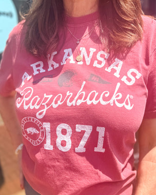 Cardinal Razorbacks Football Icon T-shirt