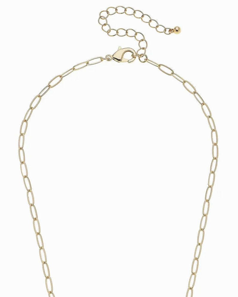 Razorback Paper Clip Charm Necklace