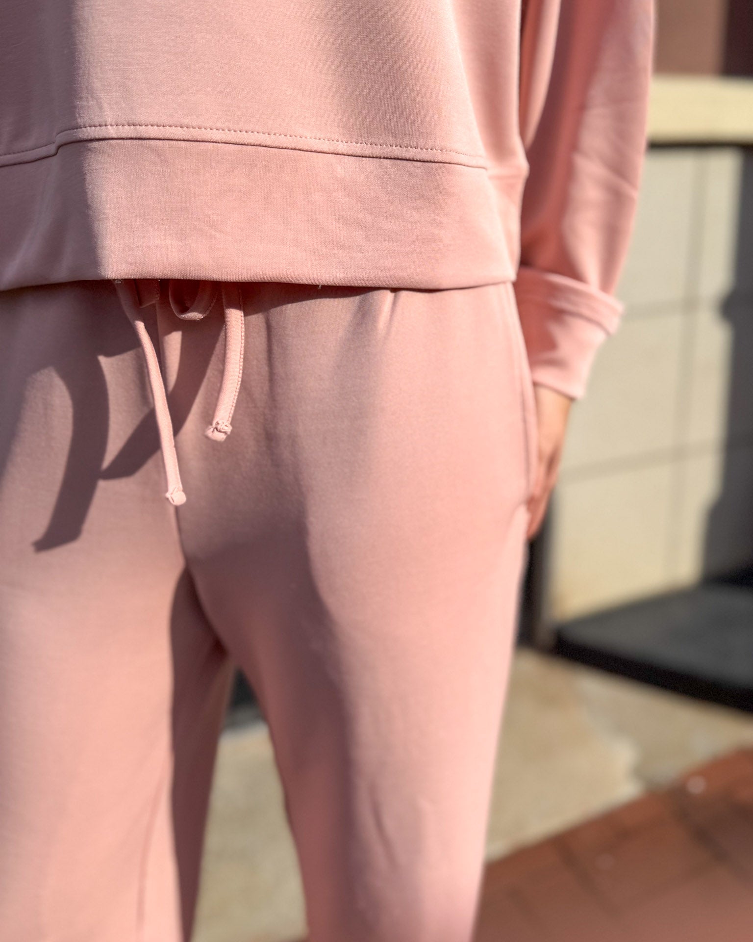 Misty Rose Laguna Wide-Leg Pant