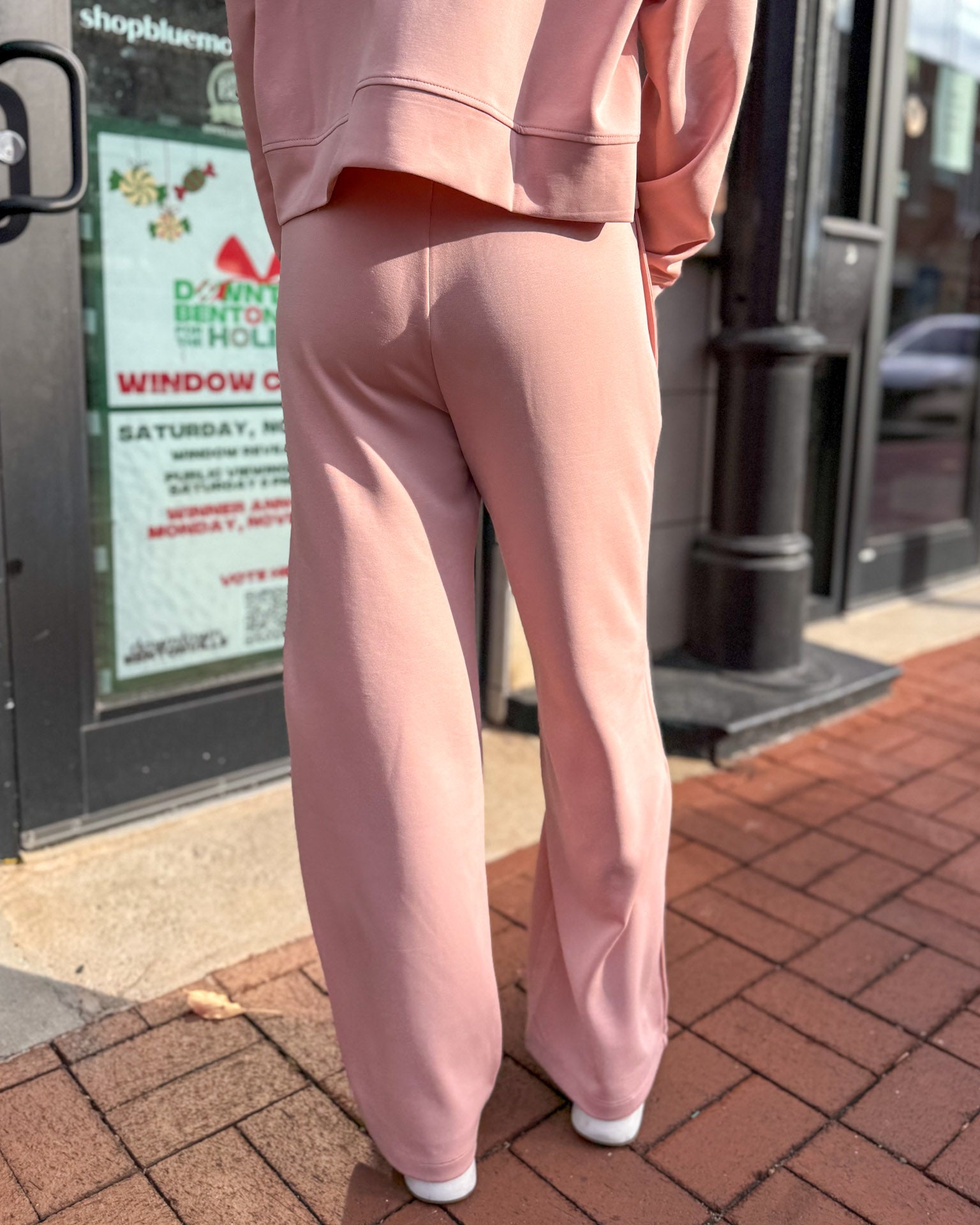 Misty Rose Laguna Wide-Leg Pant