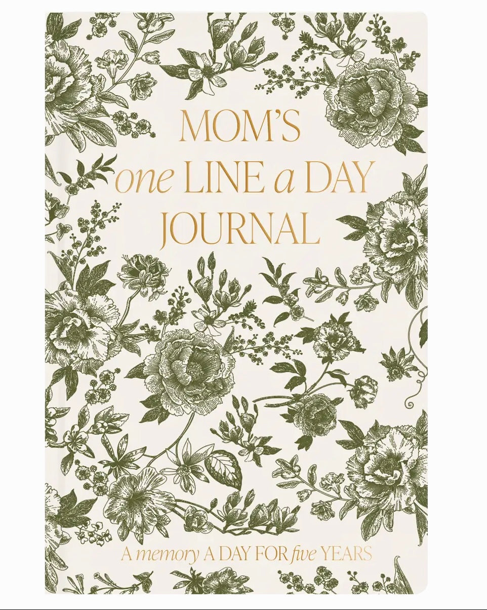 Mom's One Line a Day Fabric Journal