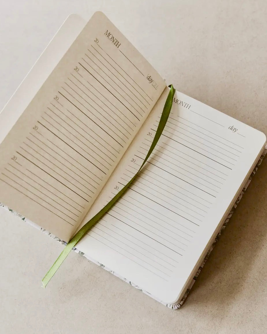 Mom's One Line a Day Fabric Journal