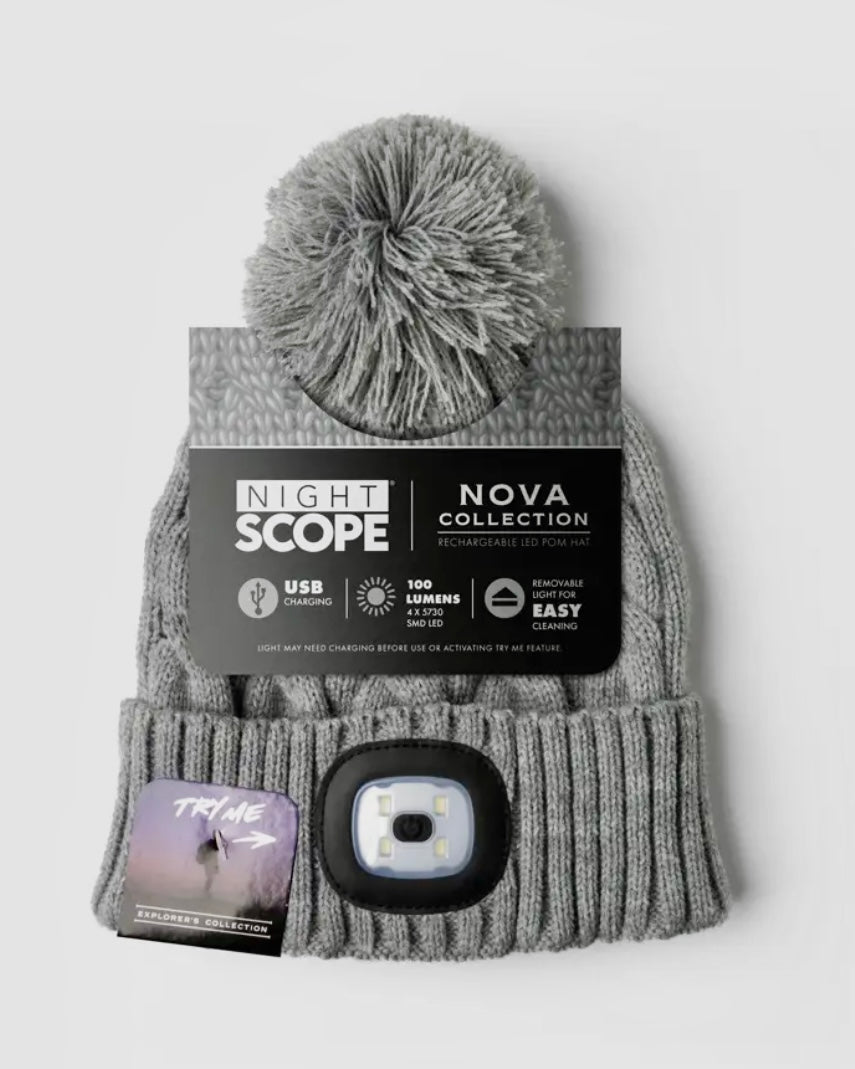 Night Scope Rechargeable LED Beanie