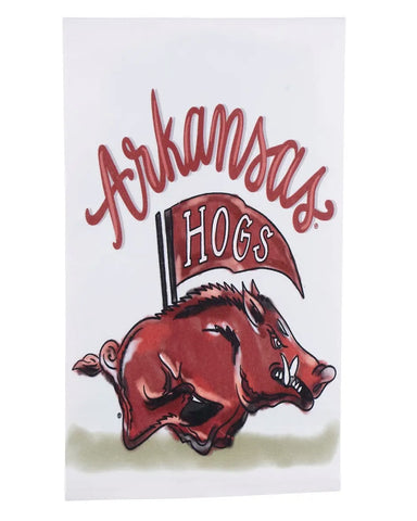 Arkansas Mascot Tea Towel