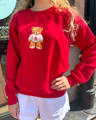 Red Arkansas Teddy Sweatshirt