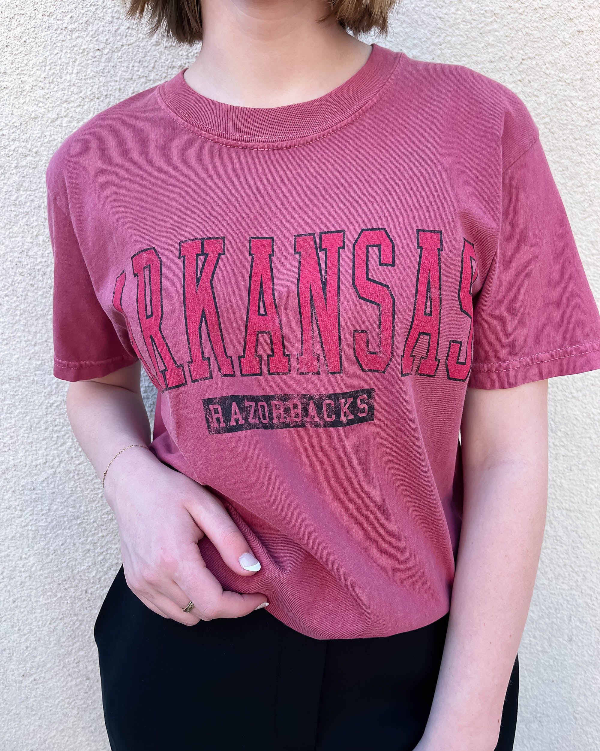 Red Arkansas Razorbacks T-shirt