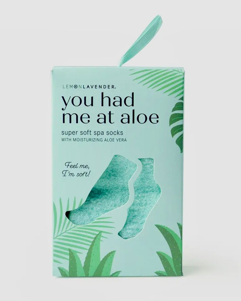 Aloe Spa Socks - Shopbluemoonbentonville