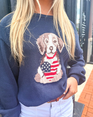 American Puppy Sweater - Shopbluemoonbentonville