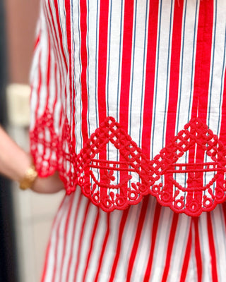 Americana Charm Embroidered Tank - Shopbluemoonbentonville