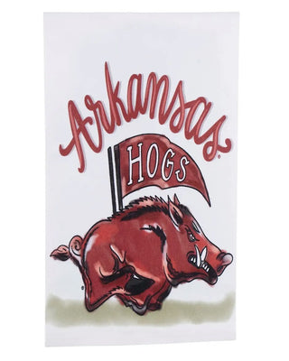 Arkansas Mascot Tea Towel - Shopbluemoonbentonville