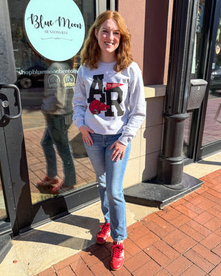 Arkansas Pennant Sweatshirt - Shopbluemoonbentonville