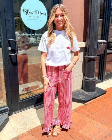 Arkansas Razorbacks Vintage Pocket Tee – Southern Trend gameday essential - Shopbluemoonbentonville