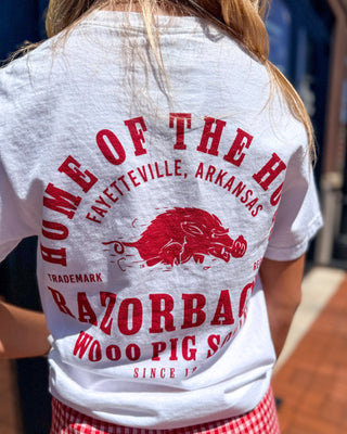 Arkansas Razorbacks Vintage Pocket Tee – Southern Trend gameday essential - Shopbluemoonbentonville