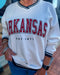 Arkansas Chenille V-Neck Sweatshirt