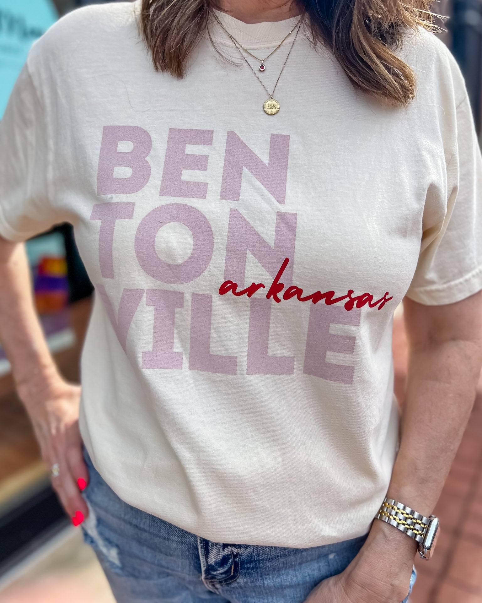 Bentonville around the block graphic t-shirt