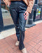 Black Faux Leather Pants