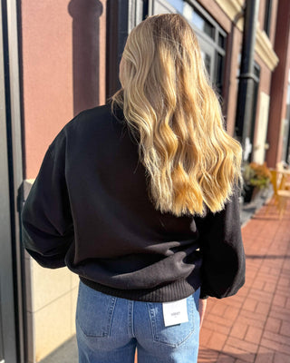 Black French Terry Pullover - Shopbluemoonbentonville