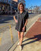 Black Polo Mini Dress