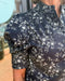 Black Floral Blouse