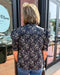 Black Floral Blouse